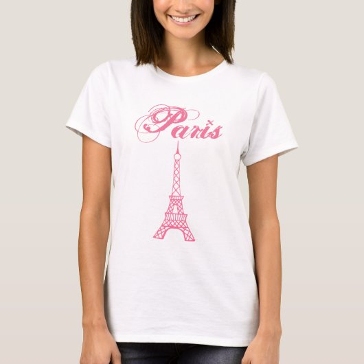 Eiffel Tower Paris T - Shirt (Vorderseite)