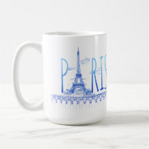 Eiffel Tower Paris Tasse