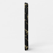 Eiffel Tower Paris Themed Black Case-Mate iPhone Hülle (Hinten/Links)