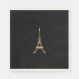 Eiffel Tower Paris Themed Partys Paper Napkins Serviette