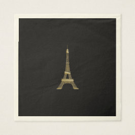 Eiffel Tower Paris Themed Partys Paper Napkins Serviette