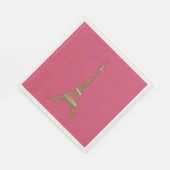 Eiffel Tower Paris Themed Partys Paper Napkins Serviette (Ecke)