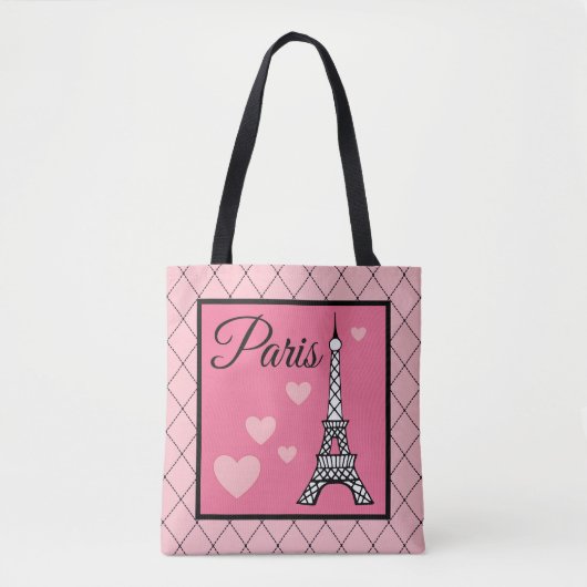 Eiffel Tower Paris Tote Bag Geschenk Tasche (Vorderseite)