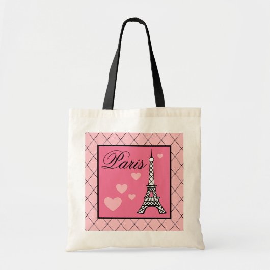 Eiffel Tower Paris Tote Bag Tragetasche (Vorne)