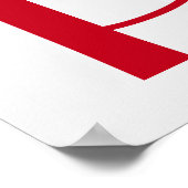 Eiffel Tower Paris Travel Poster (Ecke)