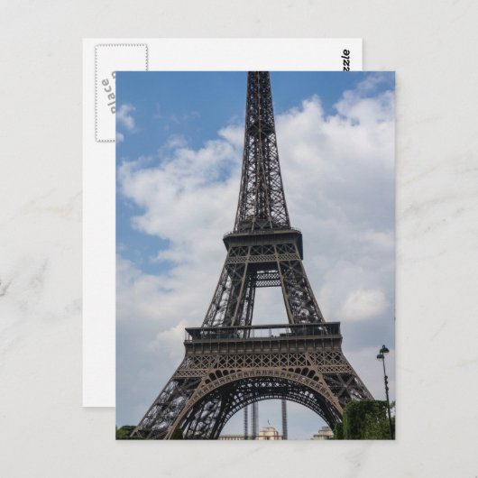 Eiffel Tower Paris Travel Postkarte (Vorne/Hinten)