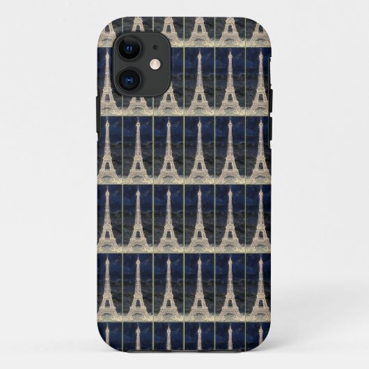 Eiffel Tower Pattern Case-Mate iPhone Hülle (Rückseite)