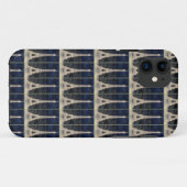 Eiffel Tower Pattern Case-Mate iPhone Hülle (Rückseite (Horizontal))