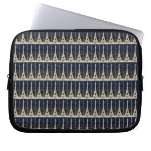 Eiffel Tower Pattern Laptopschutzhülle