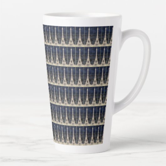 Eiffel Tower Pattern Milchtasse (Rechts)