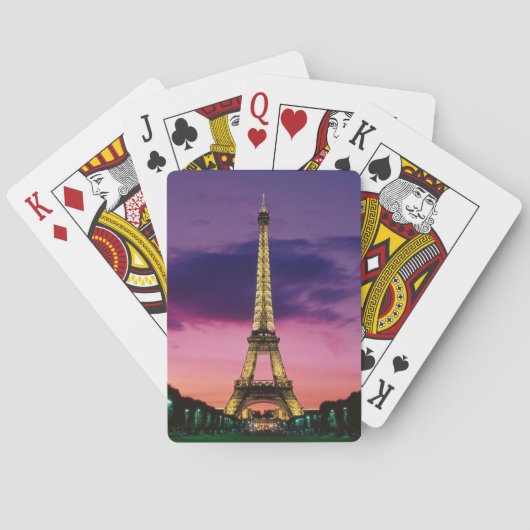 Eiffel Tower playing cards Spielkarten (Rückseite)