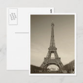 Eiffel Tower Postcard Postkarte (Vorne/Hinten)