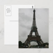 Eiffel Tower Postcard Postkarte (Vorne/Hinten)