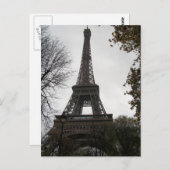 Eiffel Tower Postcard Postkarte (Vorne/Hinten)