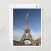 Eiffel Tower Postcard Postkarte (Vorne/Hinten)