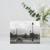 Eiffel Tower Postcard Postkarte (Stehend Vorderseite)