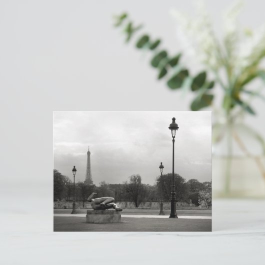 Eiffel Tower Postcard Postkarte (Stehend Vorderseite)