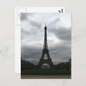 Eiffel Tower Postcard Postkarte (Vorne/Hinten)