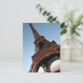 Eiffel Tower Postcard Postkarte (Stehend Vorderseite)