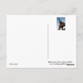 Eiffel Tower Postcard Postkarte (Rückseite)