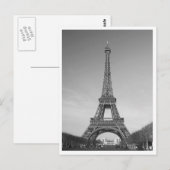 Eiffel Tower Postcard Postkarte (Vorne/Hinten)