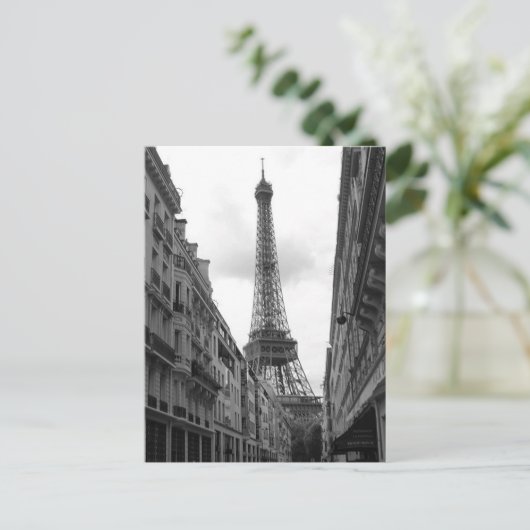 Eiffel Tower Postcard Postkarte (Stehend Vorderseite)