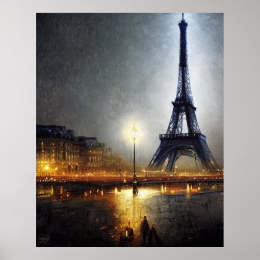 Eiffel Tower Poster (Vorne)
