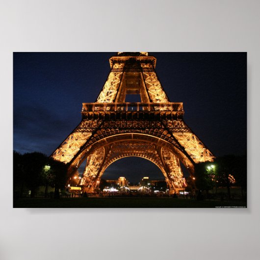 Eiffel Tower Poster (Vorne)