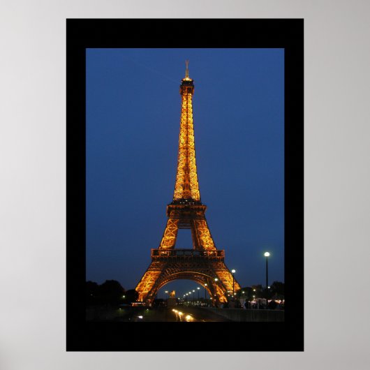 Eiffel Tower Poster (Vorne)