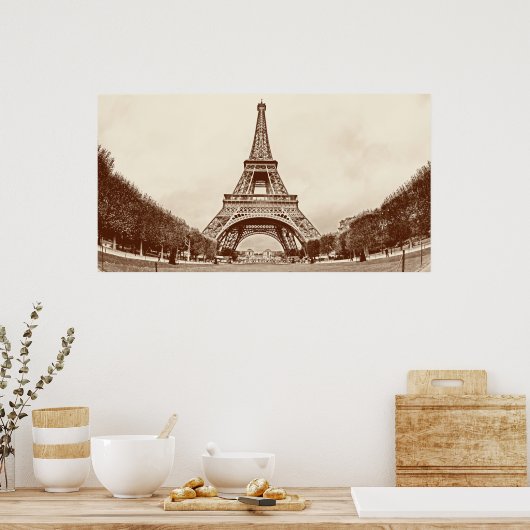 Eiffel Tower Poster (Küche)