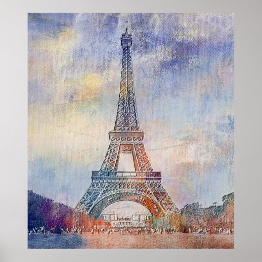 Eiffel Tower Poster (Vorne)