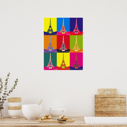 Eiffel Tower Poster (Küche)