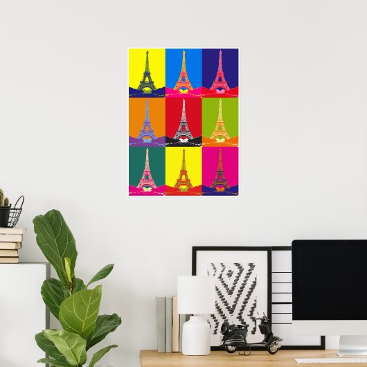 Eiffel Tower Poster (Heimbüro)