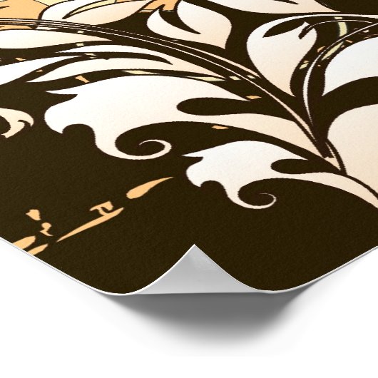 Eiffel Tower Poster (Ecke)