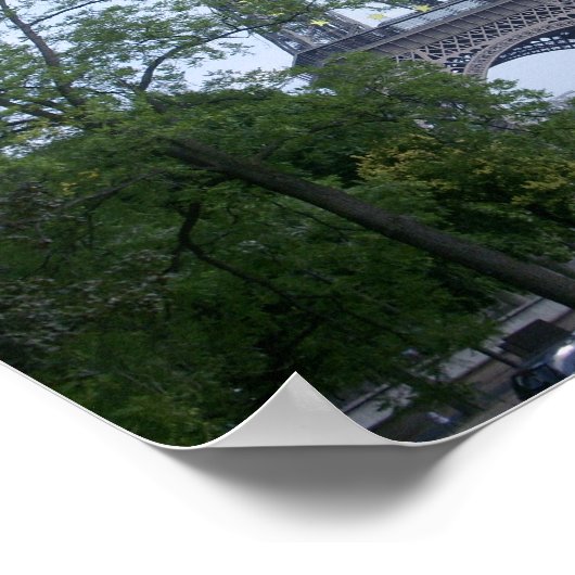 Eiffel Tower Poster (Ecke)
