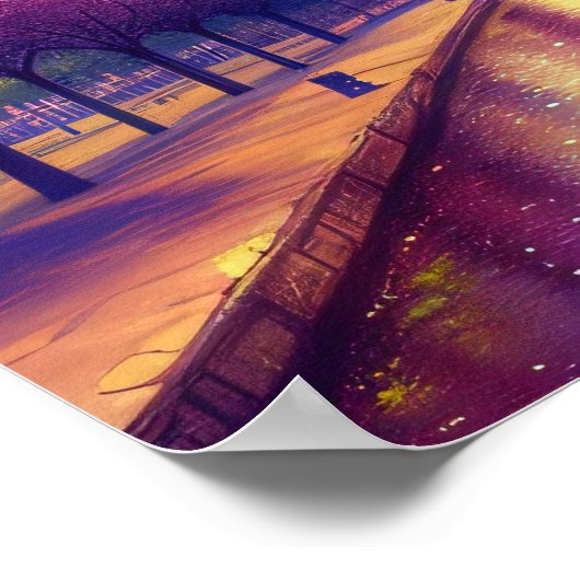 Eiffel Tower Poster (Ecke)