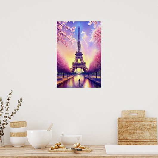 Eiffel Tower Poster (Küche)
