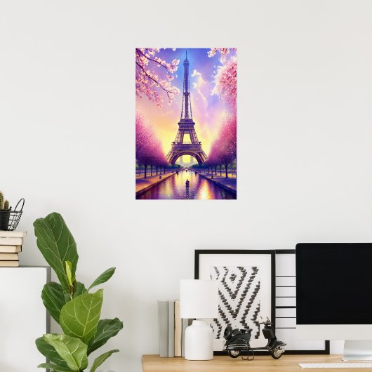 Eiffel Tower Poster (Heimbüro)
