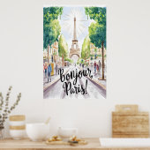 Eiffel Tower Poster (Küche)