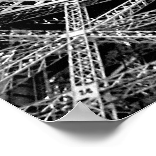 Eiffel Tower Poster (Ecke)