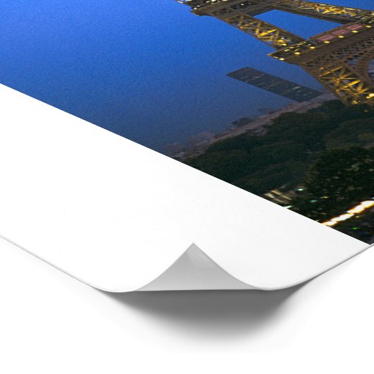 Eiffel Tower Poster (Ecke)