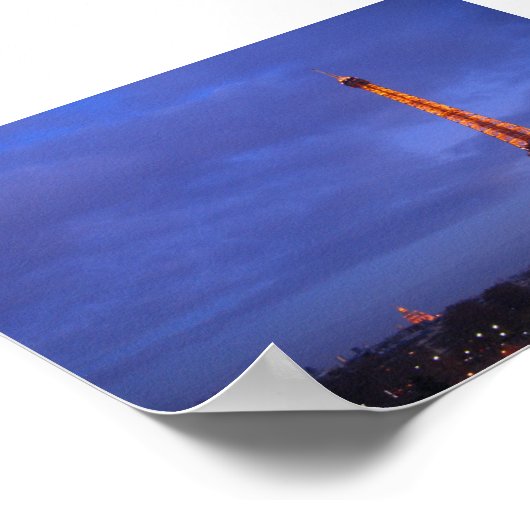 Eiffel Tower Poster (Ecke)