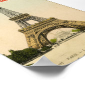 Eiffel Tower Poster (Ecke)