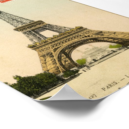Eiffel Tower Poster (Ecke)