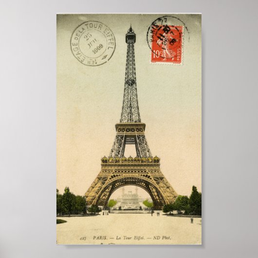Eiffel Tower Poster (Vorne)