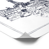 Eiffel Tower Poster (Ecke)