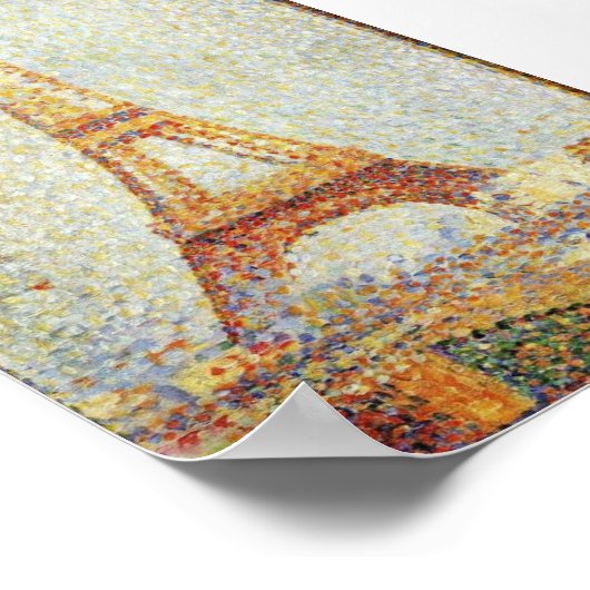 Eiffel Tower Poster (Ecke)