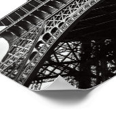 Eiffel Tower Poster Print (Ecke)