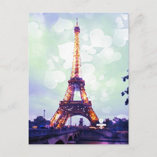Eiffel Tower Postkarte (Vorderseite)