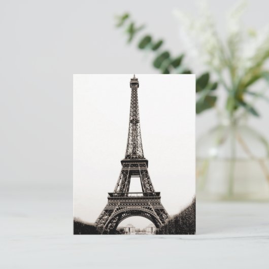 Eiffel Tower Postkarte (Stehend Vorderseite)